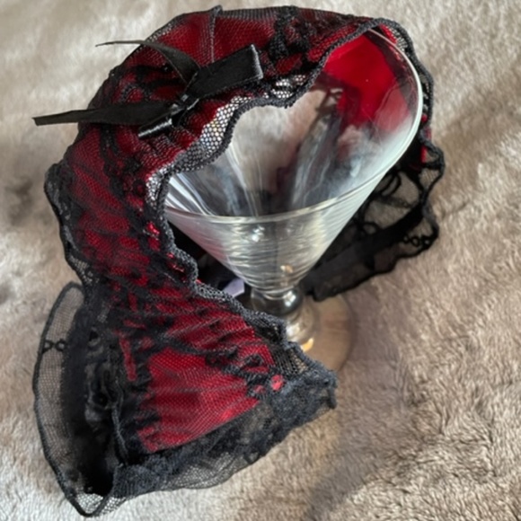 COPY - Petite Christmas Satin and lace panties. - Picture 10 of 10